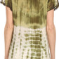Sakkas Violet Embroidery Tie Dye Sequin Accents Blouse / Top