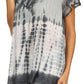 Sakkas Violet Embroidery Tie Dye Sequin Accents Blouse / Top