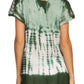 Sakkas Violet Embroidery Tie Dye Sequin Accents Blouse / Top