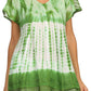 Sakkas Violet Embroidery Tie Dye Sequin Accents Blouse / Top