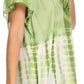 Sakkas Violet Embroidery Tie Dye Sequin Accents Blouse / Top