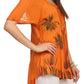 Sakkas Albina Island Relaxed Fit Embroidery Cap Sleeves Blouse / Top