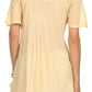 Sakkas Albina Island Relaxed Fit Embroidery Cap Sleeves Blouse / Top
