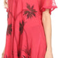 Sakkas Albina Island Relaxed Fit Embroidery Cap Sleeves Blouse / Top