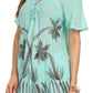 Sakkas Albina Island Relaxed Fit Embroidery Cap Sleeves Blouse / Top