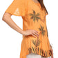 Sakkas Albina Island Relaxed Fit Embroidery Cap Sleeves Blouse / Top