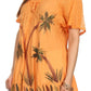 Sakkas Albina Island Relaxed Fit Embroidery Cap Sleeves Blouse / Top