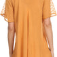 Sakkas Albina Island Relaxed Fit Embroidery Cap Sleeves Blouse / Top