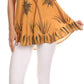 Sakkas Albina Island Relaxed Fit Embroidery Cap Sleeves Blouse / Top