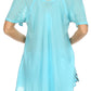 Sakkas Albina Island Relaxed Fit Embroidery Cap Sleeves Blouse / Top