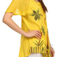 Sakkas Albina Island Relaxed Fit Embroidery Cap Sleeves Blouse / Top