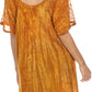 Sakkas Zoya Marbled Embroidery  Cap Sleeves Blouse / Top