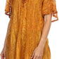 Sakkas Zoya Marbled Embroidery  Cap Sleeves Blouse / Top