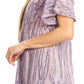 Sakkas Zoya Marbled Embroidery  Cap Sleeves Blouse / Top