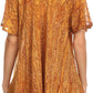 Sakkas Zoya Marbled Embroidery  Cap Sleeves Blouse / Top