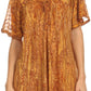Sakkas Zoya Marbled Embroidery  Cap Sleeves Blouse / Top