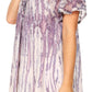 Sakkas Zoya Marbled Embroidery  Cap Sleeves Blouse / Top