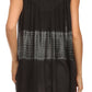 Sakkas Nita Batik Relaxed Fit Scoop Neck Sleeveless Top