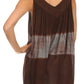 Sakkas Nita Batik Relaxed Fit Scoop Neck Sleeveless Top