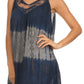 Sakkas Nita Batik Relaxed Fit Scoop Neck Sleeveless Top