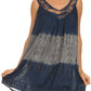 Sakkas Nita Batik Relaxed Fit Scoop Neck Sleeveless Top