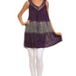 Sakkas Nita Batik Relaxed Fit Scoop Neck Sleeveless Top