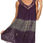 Sakkas Nita Batik Relaxed Fit Scoop Neck Sleeveless Top