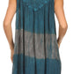 Sakkas Nita Batik Relaxed Fit Scoop Neck Sleeveless Top