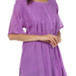 Sakkas Button Down Embroidered Short Sleeve Semi-Sheer Gauzy Cotton Top / Blouse
