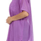 Sakkas Button Down Embroidered Short Sleeve Semi-Sheer Gauzy Cotton Top / Blouse