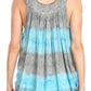Sakkas Ocean Breeze Sleeveless Blouse
