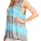 Sakkas Ocean Breeze Sleeveless Blouse