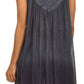 Sakkas Merida Ombre Relaxed Fit Sleeveless V-Neck Blouse
