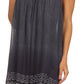 Sakkas Merida Ombre Relaxed Fit Sleeveless V-Neck Blouse