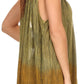 Sakkas Merida Ombre Relaxed Fit Sleeveless V-Neck Blouse