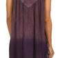 Sakkas Merida Ombre Relaxed Fit Sleeveless V-Neck Blouse