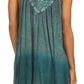 Sakkas Merida Ombre Relaxed Fit Sleeveless V-Neck Blouse