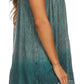 Sakkas Merida Ombre Relaxed Fit Sleeveless V-Neck Blouse