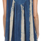 Sakkas Wanda May Embroidered Batik Scoop Neck Relaxed Fit Sleeveless Blouse