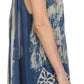 Sakkas Wanda May Embroidered Batik Scoop Neck Relaxed Fit Sleeveless Blouse