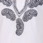 Sakkas Paisley Embroidered Cotton Long Sleeve Blouse