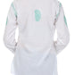 Sakkas Paisley Embroidered Cotton Long Sleeve Blouse