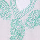Sakkas Paisley Embroidered Cotton Long Sleeve Blouse
