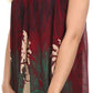 Sakkas Loonmiya Long Tall Embroidered Batik Sleeveless Tank Top Shirt Blouse Top