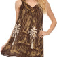 Sakkas Loonmiya Long Tall Embroidered Batik Sleeveless Tank Top Shirt Blouse Top