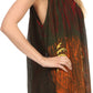 Sakkas Loonmiya Long Tall Embroidered Batik Sleeveless Tank Top Shirt Blouse Top