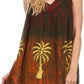 Sakkas Loonmiya Long Tall Embroidered Batik Sleeveless Tank Top Shirt Blouse Top