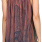 Sakkas Loonmiya Long Tall Embroidered Batik Sleeveless Tank Top Shirt Blouse Top