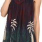 Sakkas Loonmiya Long Tall Embroidered Batik Sleeveless Tank Top Shirt Blouse Top