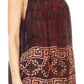 Sakkas Silvia Sleeveless V-neck Printed Tank Top Blouse